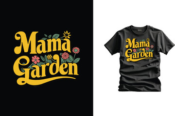 Happy mothers day or mom vector tshirt design illustration