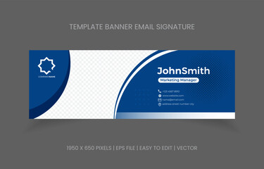 template design email signature for business identity