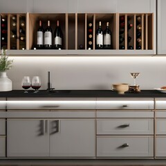 Set of wine glass rack under cabinet splashes with under cabinet wine glass rack3