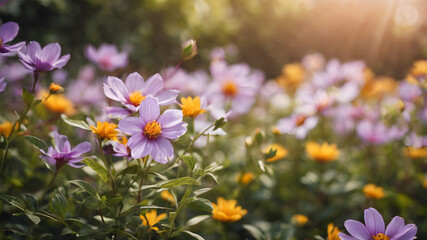garden floral macro background intricate illustration plant beautiful, flower blossom, summer botany garden floral macro background intricate