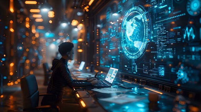 Modern Business Environment with Virtual Visualization