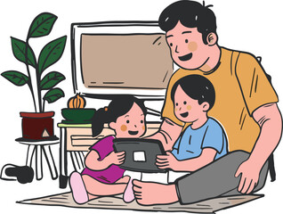 Family Enjoying Quality Time Together