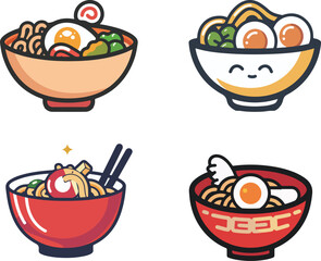 Varieties of Noodle Bowls