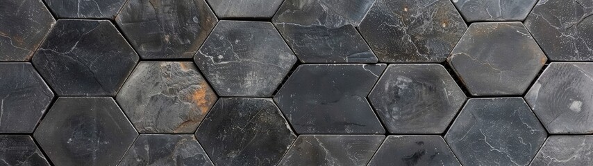 Black anthracite modern tile textured background, best for background banner.