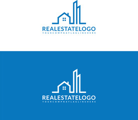 Obraz premium Real Estate Creative, very modern, clean and professional Minimalist logo design template