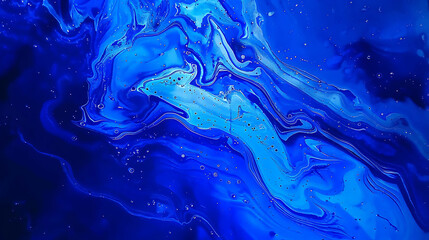 Liquid Blue, maroon and indigo glow design on dark background