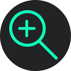 magnifying glass icon,zoom icon for websites,stock illustration