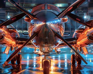 Capture the intricate beauty of aviation milestones up close with a macro photograph showcasing the fine details of a rear view festive celebration