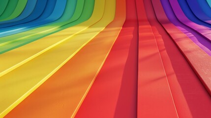 Vibrant rainbow colored abstract background