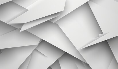 Abstract white and grey geometric background, gray pattern with space for copy in the style of text