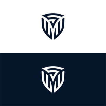 SWW Shield Lettermark Logo Vecttor.