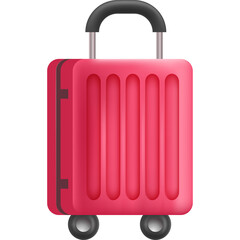 suitcase with luggage Summer Holliday Illustration