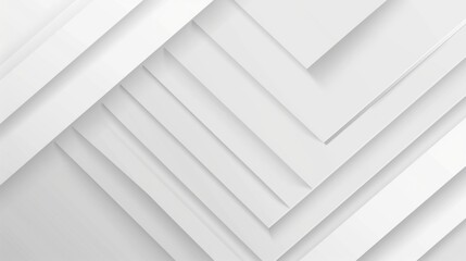 Obraz premium Abstract white background with diagonal lines and an arrow shape, modern design for presentation or social media banner