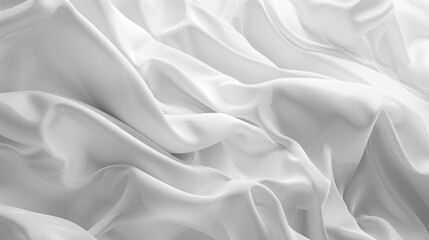 Obraz premium Abstract white background with soft curves and waves for elegant design or presentation