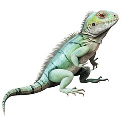 Obraz premium Lizard isolated on transparent background..
