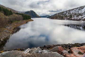 northern norway:nature sceneries on the road from Trondheim to Saebo