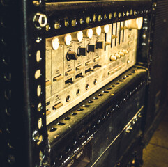 dusty antique sound system