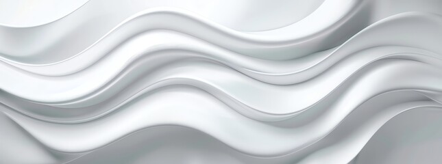 Abstract white and light gray wave modern soft luxury texture with smooth and clean vector subtle background illustration