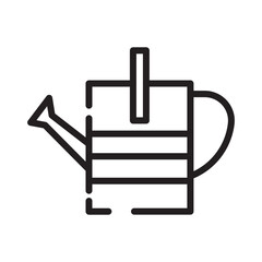 Can Tool Watering Line Icon