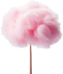 cotton candies isolated on white or transparent background,transparency 
