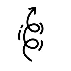 hand drawn doodle arrow 