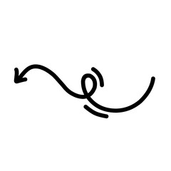 hand drawn doodle arrow 