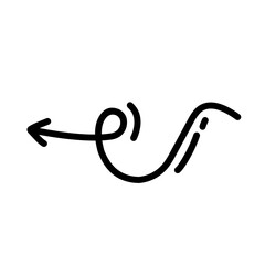 hand drawn doodle arrow 