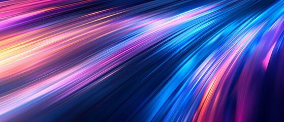 Obraz premium 3d abstract background with ultraviolet neon light and wavy lines. Abstract pink and blue wave, Abstract background with colorful diagonal stripes. digital graphics or lines on glass, modern aesthetic