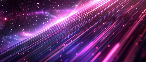 Obraz premium 3d abstract background with ultraviolet neon light and wavy lines. Abstract pink and blue wave, Abstract background with colorful diagonal stripes. digital graphics or lines on glass, modern aesthetic