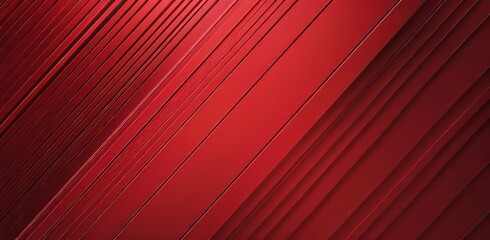 Fototapeta premium High-quality imagery capturing the beauty of a red background featuring dynamic diagonal stripes