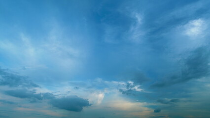 Building Motions Clouds. Wonderful Nature Clouds Moving In Opposite Direction Moving. Sky With...