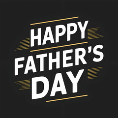 Obraz premium happy father's day