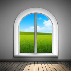 window, frame, border, interior, weather