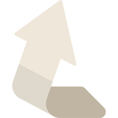 Obraz premium Left Up Arrow Illustration