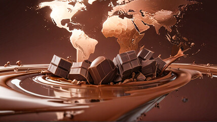 World Chocolate Day photo concept 
