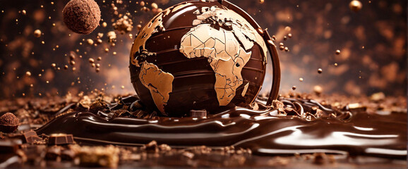 World Chocolate Day photo concept