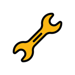 Spanner vector icon