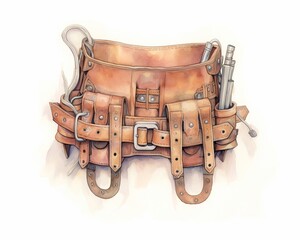 wellworn leather tool belt