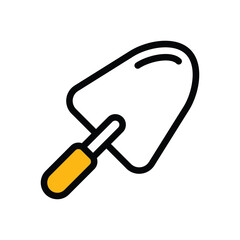 Trowel vector icon