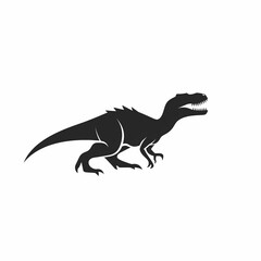 Fototapeta premium dinosaur vector minimalist logo