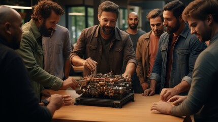 Collaborative engineers enhance electric engine functions for sustainable vehicle innovation