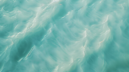 Obraz premium With a focus on the water's graceful movement, this depiction captures the serene beauty of the azure waves in their natural element.