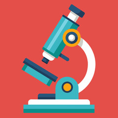 Enhance Your Visuals A Microscope Vector Illustration for Detailed Insights