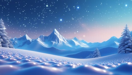 "Mountain Elegance: Serenity in Snow and Sky"
