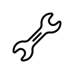 Spanner vector icon