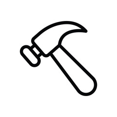 Hammer vector icon