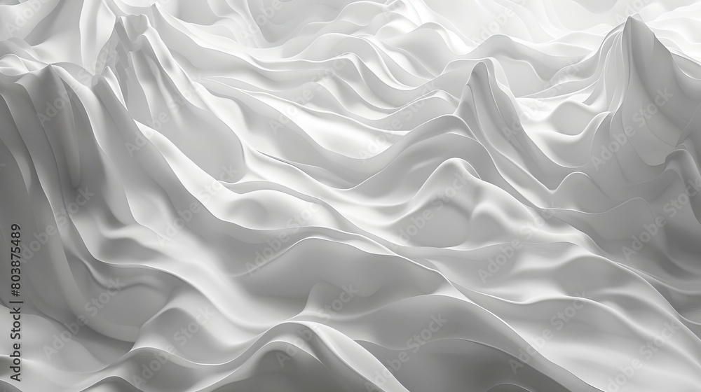 Poster minimalist art time-based art: a 3d visualization of minimalist art in time-based forms