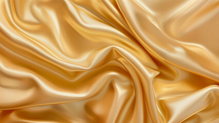 Drapery silk fabric luxury background. Wavy satin cloth texture pattern. Elegant curve motion image realistic design.