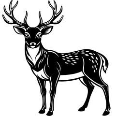 deer silhouette vector