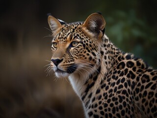 Obraz premium Behold the majestic allure of the tiger, captured in a stunning moment of grace and power, ready to adorn your projects with its wild beauty.